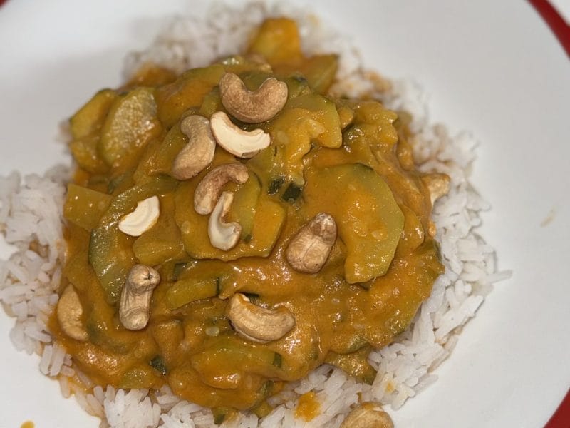 Cliquez pour zoomer ! Curry de courgettes au lait de coco Thermomix par Sandrine