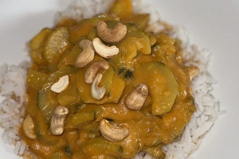 Cliquez pour zoomer ! Curry de courgettes au lait de coco Thermomix par Sandrine