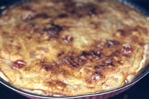 Cliquez pour zoomer ! Tarte au thon, tomate et moutarde au Thermomix