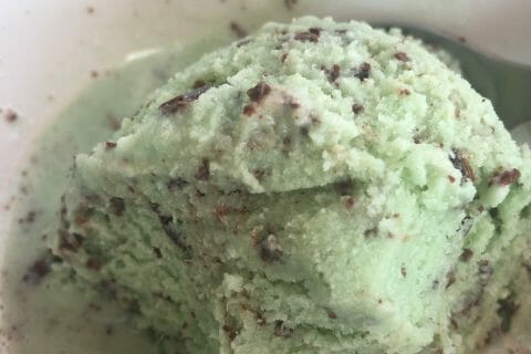 Cliquez pour zoomer ! Glace menthe-chocolat au Thermomix