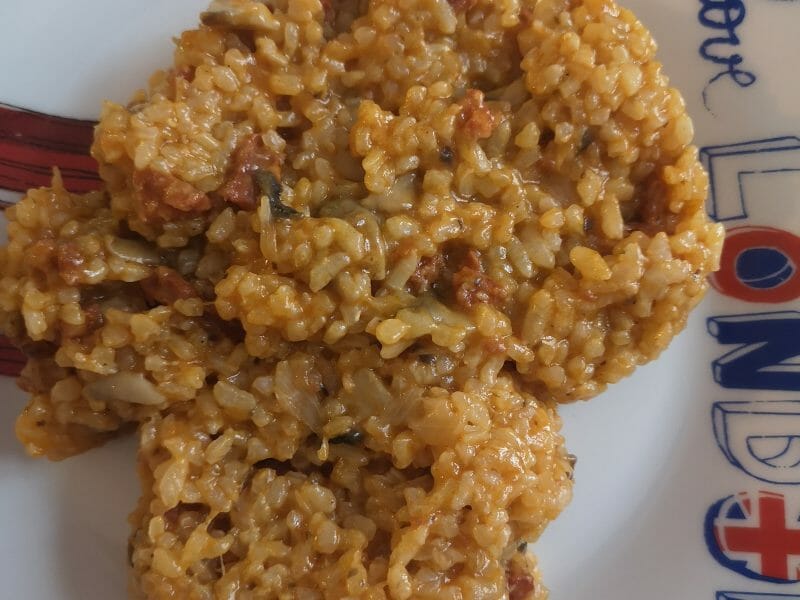 Cliquez pour zoomer ! Risotto au chorizo Thermomix par MissDanaaee