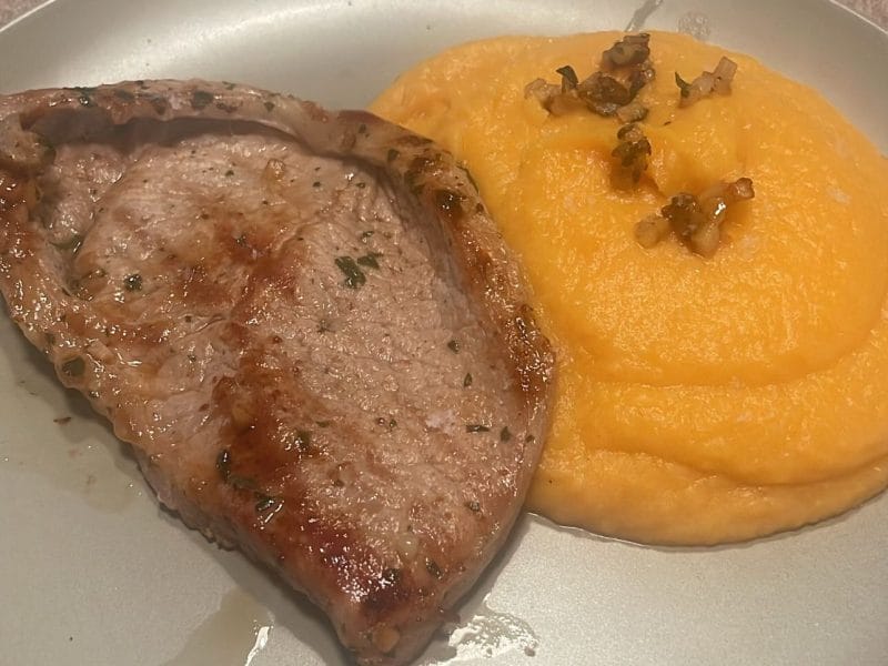 Cliquez pour zoomer ! Purée de patates douces au lait de coco Thermomix par Nini_32