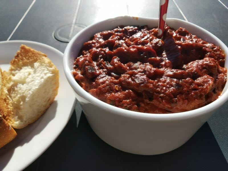 Cliquez pour zoomer ! Tartinade d’aubergines et tomates Thermomix par Typouic