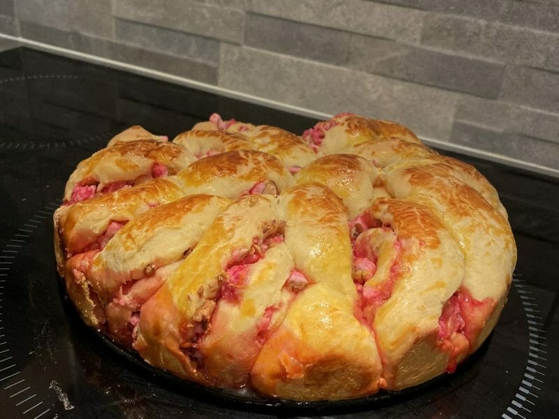 Cliquez pour zoomer ! Brioche aux pralines roses Thermomix par Mélanie