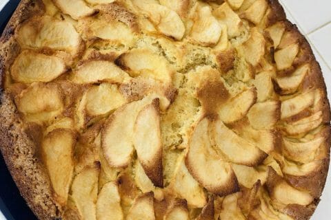 Cliquez pour zoomer ! Gâteau aux pommes et mascarpone Thermomix par Sophie