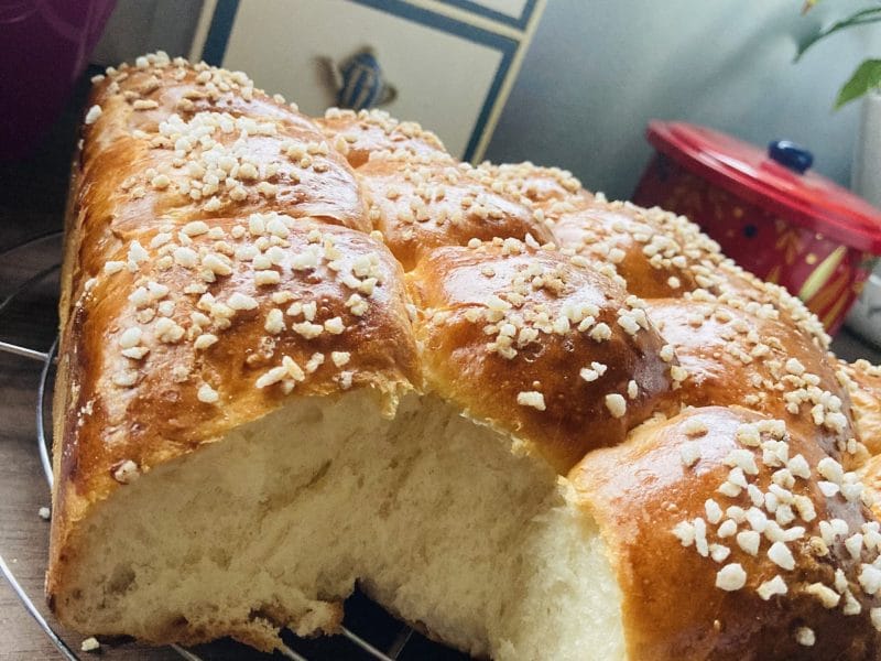 Cliquez pour zoomer ! Brioche à l’eau gazeuse Thermomix par Sophie