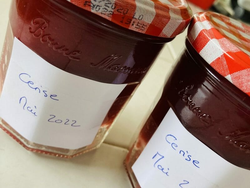 Confiture de cerises au Thermomix Cookomix