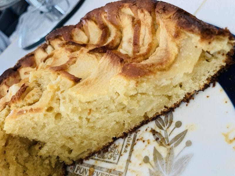 Cliquez pour zoomer ! Gâteau aux pommes et mascarpone Thermomix par Sophie