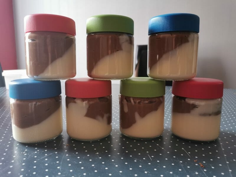Cliquez pour zoomer ! Crème dessert au deux saveurs Thermomix par titia62290