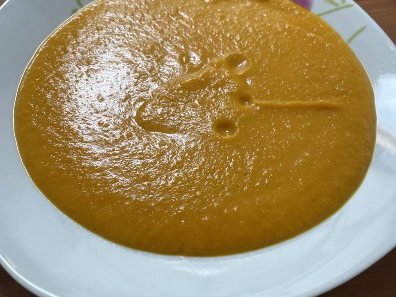 Cliquez pour zoomer ! Soupe de potimarron à l’orange et au gingembre Thermomix par agnesabc