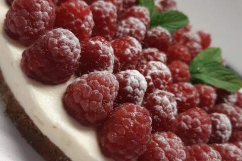 Cliquez pour zoomer ! Tarte aux fraises sans cuisson Thermomix par Melodyleo