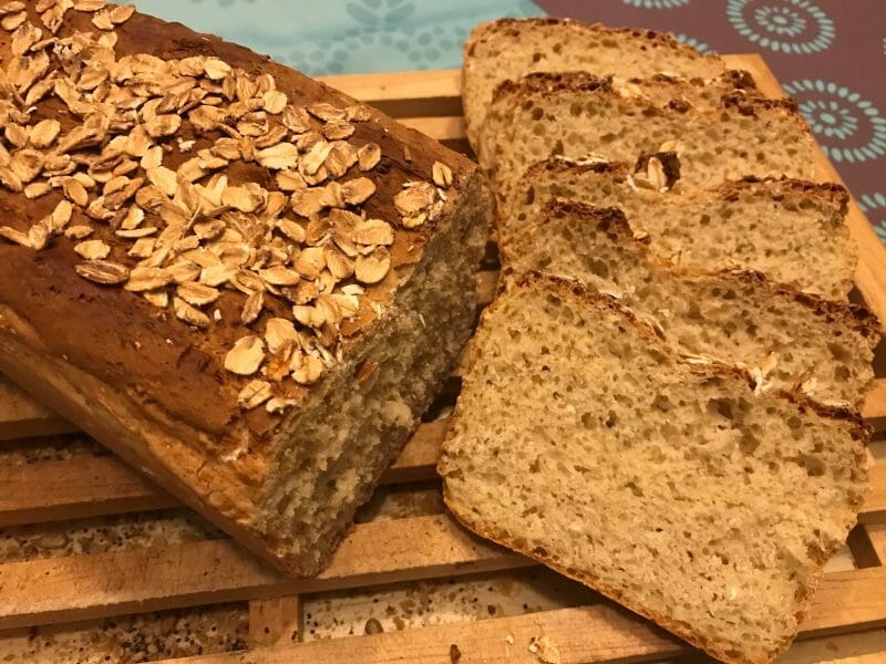 Cliquez pour zoomer ! Pain aux flocons d’avoine et au miel Thermomix par Nany76