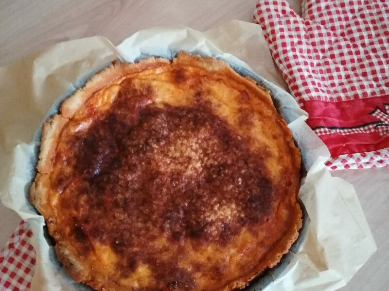 Cliquez pour zoomer ! Quiche poivrons et chorizo Thermomix par Niniemai