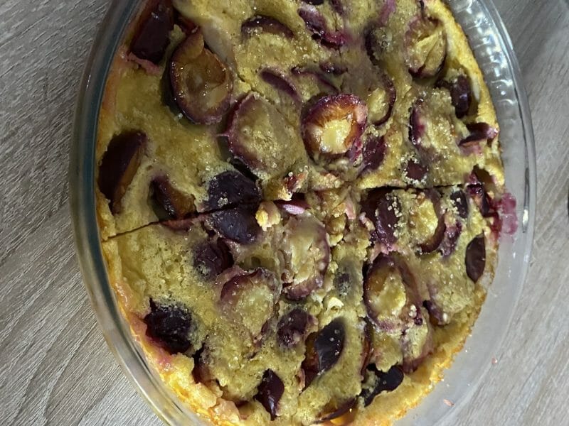 Cliquez pour zoomer ! Clafoutis aux cerises Thermomix par Aurelie_61