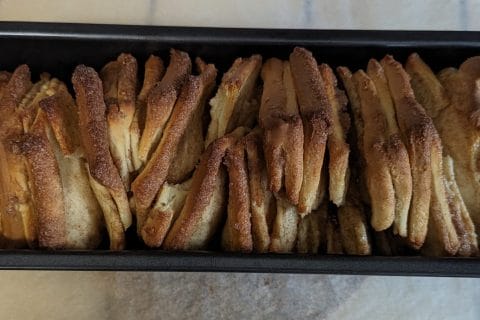 Cliquez pour zoomer ! Brioche à effeuiller à la cannelle Thermomix par Safiyo