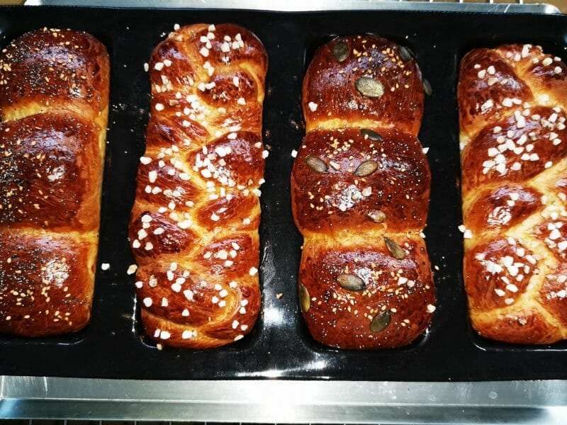 Cliquez pour zoomer ! Brioche tressée à la mie filante Thermomix par Safiyo