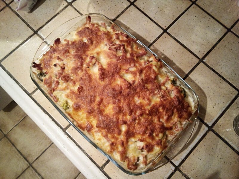 Cliquez pour zoomer ! Gratin de pommes de terre et brocolis Thermomix par Safiyo