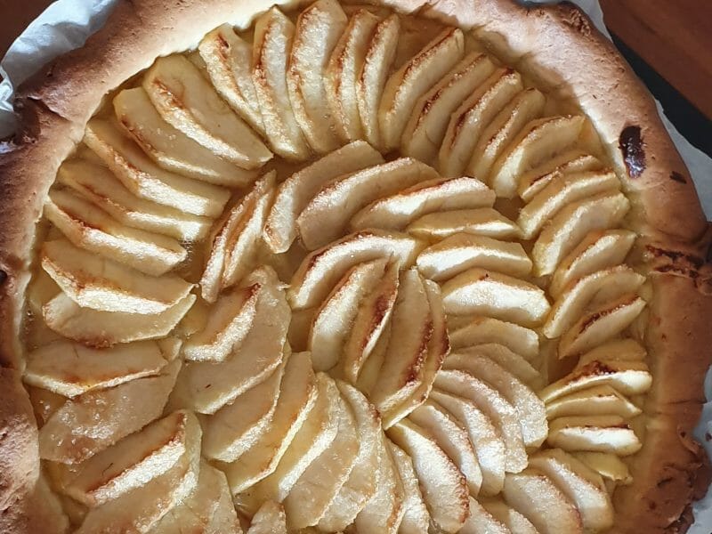 Cliquez pour zoomer ! Tarte aux pommes alsacienne Thermomix par gaggou