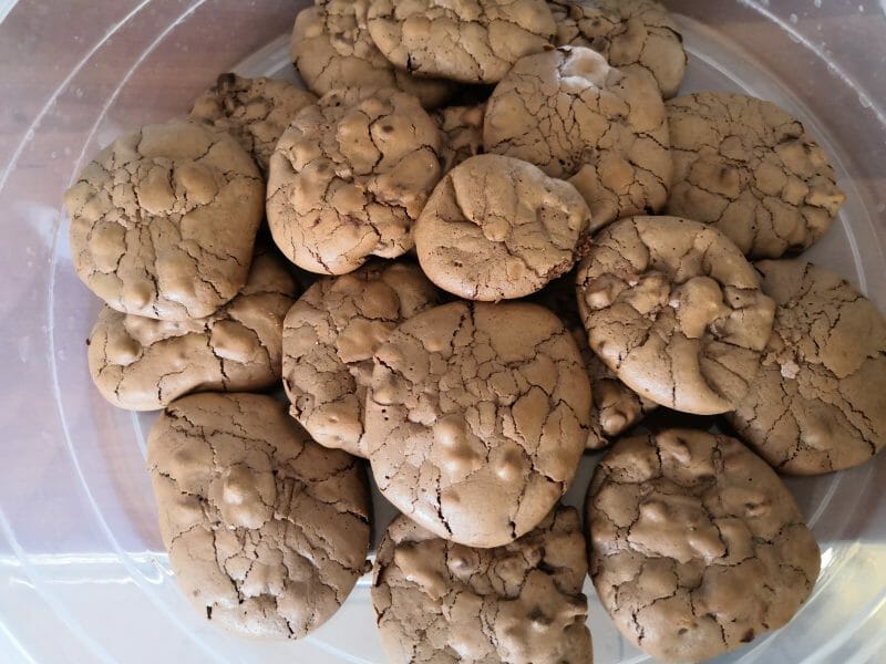 Cliquez pour zoomer ! Cookies brownies Thermomix par gaggou