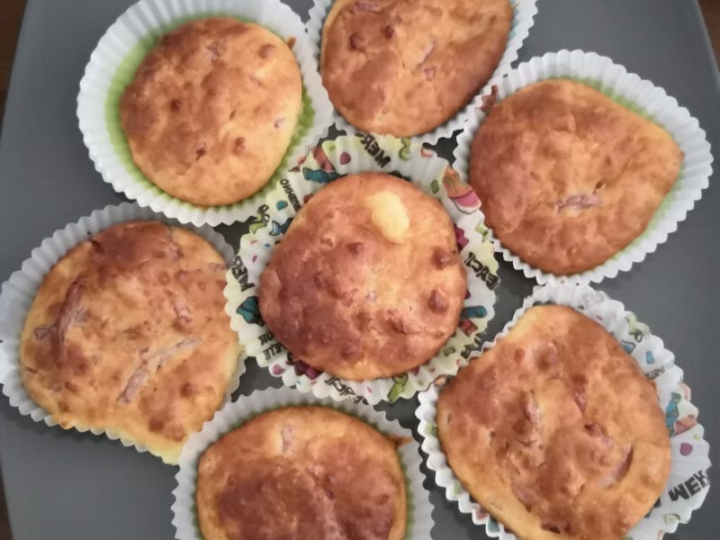 Cliquez pour zoomer ! Mini muffins au comté et aux lardons Thermomix par gaggou