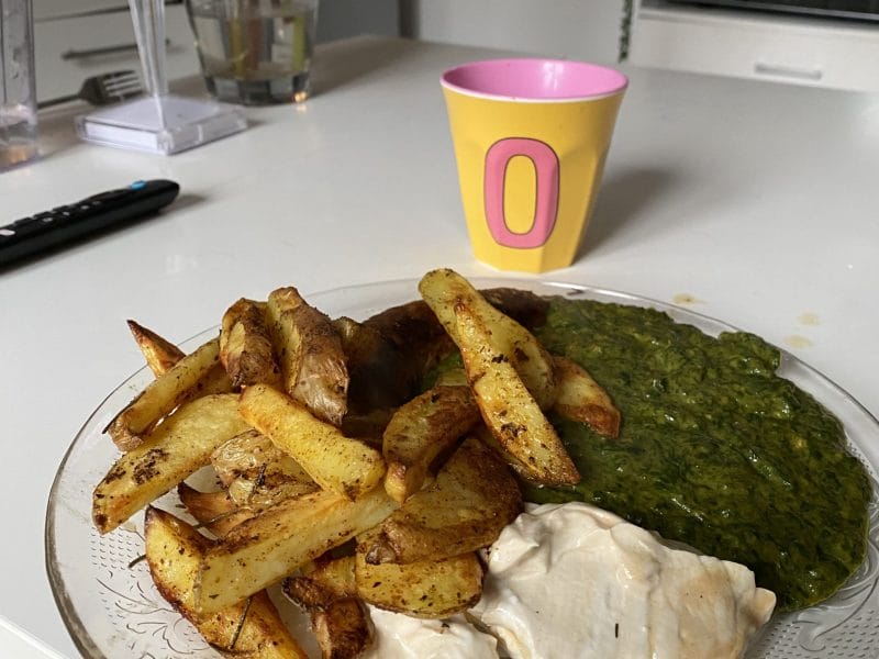 Cliquez pour zoomer ! Épinards au curry et à la crème de coco Thermomix par Ophelie_8