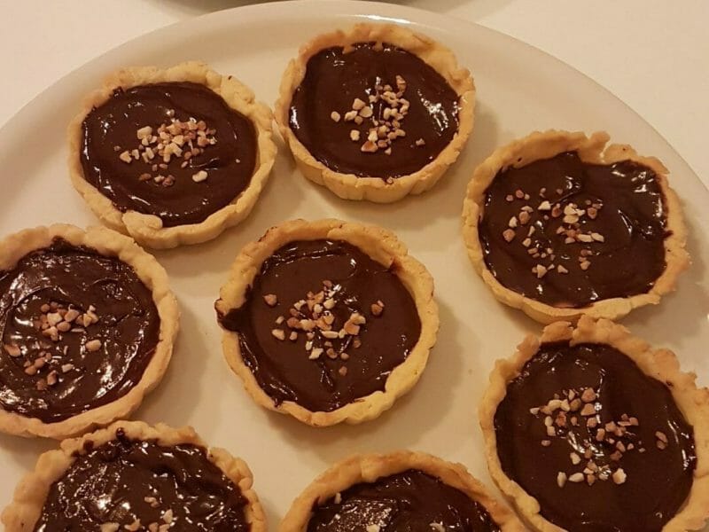 Cliquez pour zoomer ! Tartelettes chocolat et caramel beurre salé Thermomix par Marie Eve