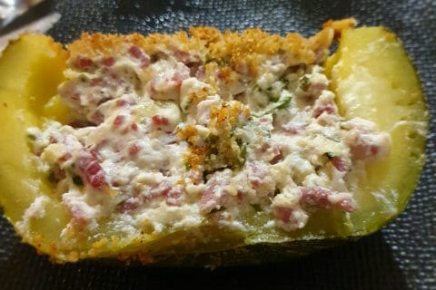Cliquez pour zoomer ! Courgettes rondes farcies à la ricotta Thermomix par Lisulana