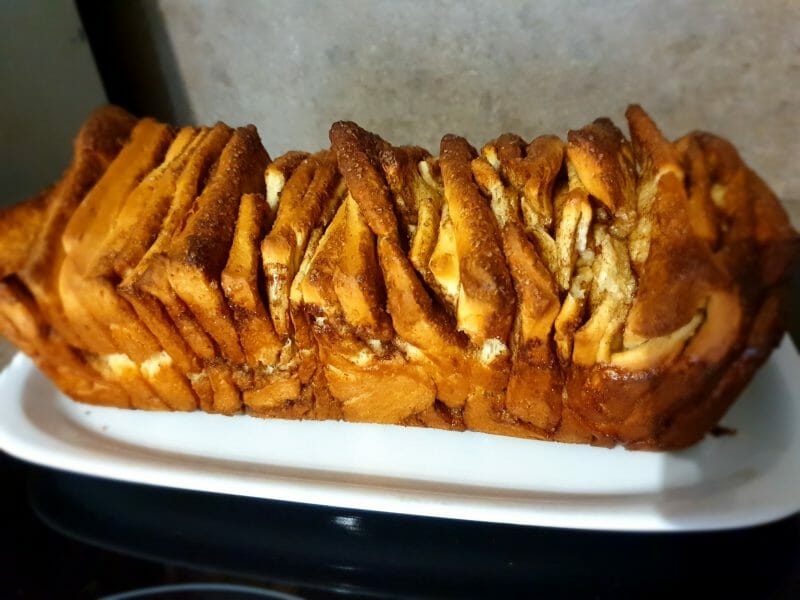 Cliquez pour zoomer ! Brioche à effeuiller à la cannelle Thermomix par Lisulana