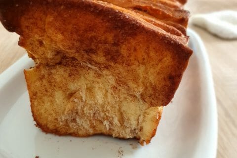 Cliquez pour zoomer ! Brioche à effeuiller à la cannelle Thermomix par Lisulana