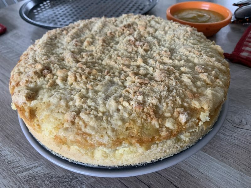 Cliquez pour zoomer ! Tarte aux pommes façon crumble Thermomix par marichou64