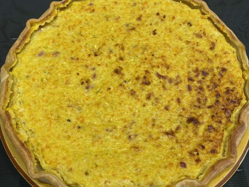 Cliquez pour zoomer ! Tarte courgettes et carottes Thermomix par Corinne_10