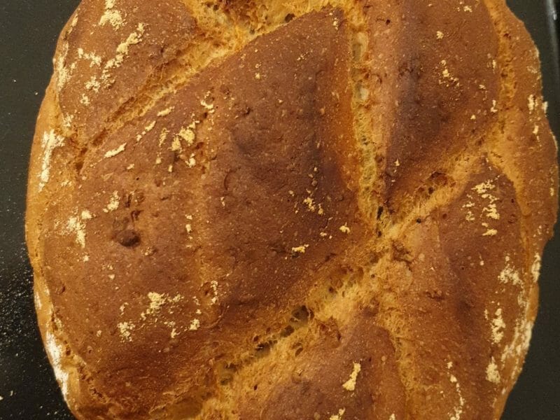 Cliquez pour zoomer ! Pain Cocotte Thermomix par Justine1909