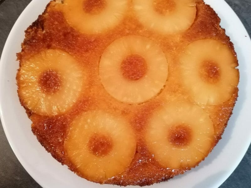 Cliquez pour zoomer ! Gâteau renversé à l’ananas Thermomix par Titia