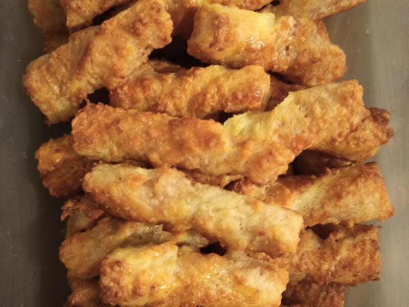 Cliquez pour zoomer ! Bâtonnets jambon fromage Thermomix par Delfine91