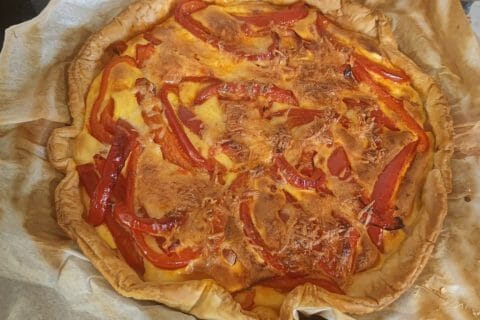 Cliquez pour zoomer ! Quiche poivrons et chorizo Thermomix par M_l_ss_