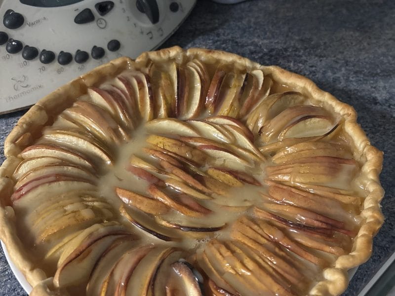Cliquez pour zoomer ! Tarte pom’pote et caramel beurre salé Thermomix par zachari27