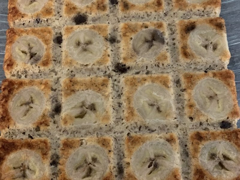 Cliquez pour zoomer ! Gâteau de flocons d’avoine à la banane Thermomix par Mehdi42