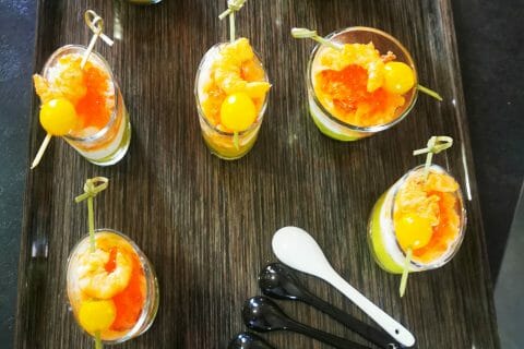 Cliquez pour zoomer ! Verrines saumon avocat au Thermomix