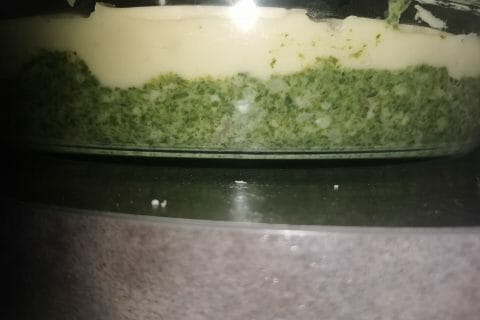 Cliquez pour zoomer ! Gratin de purée de pommes de terre aux épinards au Thermomix