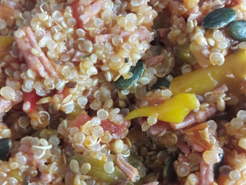 Cliquez pour zoomer ! Quinoa sauce basquaise Thermomix par Caro
