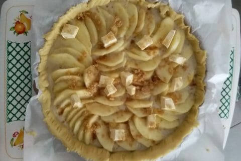 Cliquez pour zoomer ! Tarte aux pommes alsacienne Thermomix par Annick62820