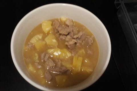 Cliquez pour zoomer ! Filet mignon de porc à l’ananas au Thermomix