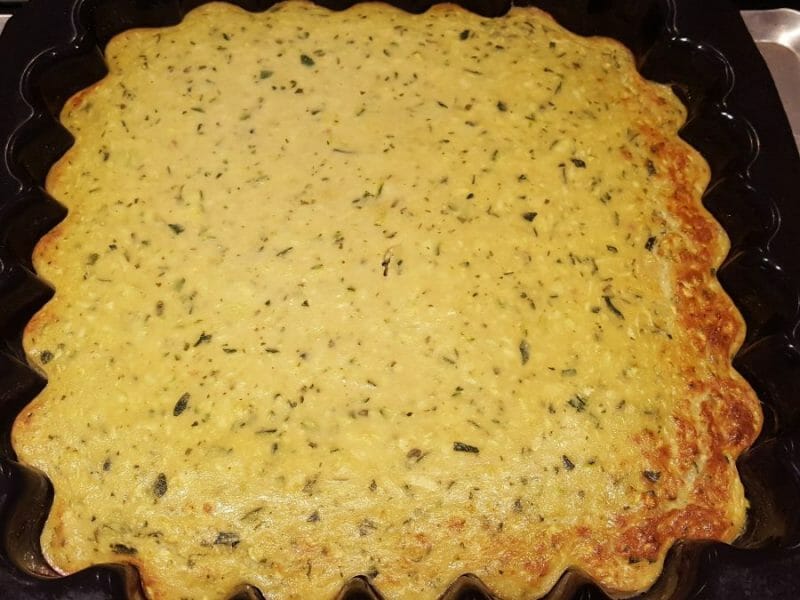 Cliquez pour zoomer ! Clafoutis courgettes et feta Thermomix par Elo36
