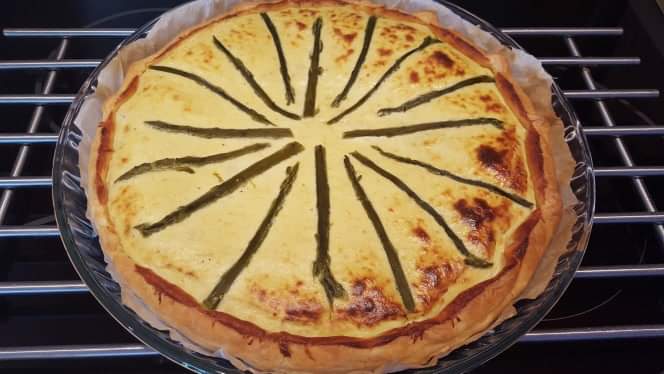 Cliquez pour zoomer ! Tarte asperges et ricotta Thermomix par Elo36