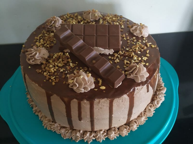 Cliquez pour zoomer ! Layer cake Kinder Bueno Thermomix par julie_81390