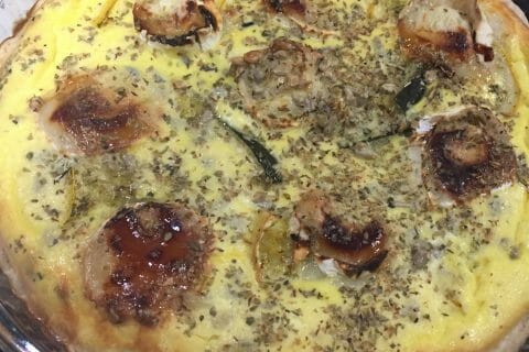 Cliquez pour zoomer ! Tarte courgettes, chèvre et pignons de pin Thermomix par Ctambu
