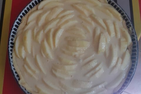 Cliquez pour zoomer ! Tarte normande aux pommes au Thermomix