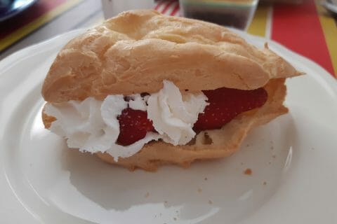 Cliquez pour zoomer ! Éclairs fraises chantilly au Thermomix