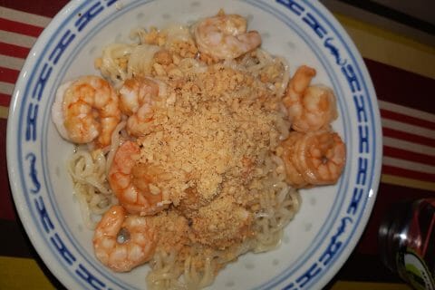 Cliquez pour zoomer ! Bo Bun de crevettes marinées au Thermomix
