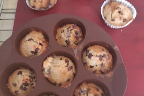 Cliquez pour zoomer ! Muffins au son d’avoine et aux pépites de chocolat au Thermomix